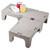 Cambro DRS30480 S-Series Dunnage Rack Solid Top 1500 Lbs. Load Capacity 30"W Speckled Gray
