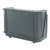 Cambro BAR650PMT191 67-1/2" Cambar Granite Gray Portable Bar with 7-Bottle Speed Rail