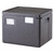Cambro EPP280SW110 23.6 Qt. Black Polypropylene Top Load Cam GoBox Insulated Food Pan Carrier