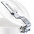 Vollrath 72222 4 Qt. Black Solid Flip Top Cover Hinge