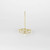 American Metalcraft GCS37 3" x 6" Brass Plated Check Spindle
