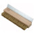 Winco BR-10 10-1/4" x 1-3/8" x 1-3/4" Brass Bristles Pizza Oven Brush