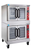 Vulcan SG44-NG 40" W Stainless Steel Natural Gas Double-Deck Convection Oven - 120,000 BTU
