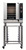 Moffat G32D5-SK32 NG Turbofan Natural Gas Single-Deck Convection Oven - 33,000 BTU with Stand