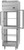 Beverage Air PRD1HC-1BHG 26.5"W One-Section Glass Door Pass-Thru Prestige Plus Refrigerator