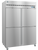 Hoshizaki R2A-HS 55" W Two-Section Reach-In Steelheart Series Refrigerator