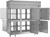 Beverage Air PRD3HC-1AHS 77.75"W Three-Section Solid Door Prestige Plus Refrigerator