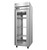 Hoshizaki PT1A-FGE-FGE Steelheart Series 27.5" W Stainless Steel One-Section Full Height Right Hinged Glass Door Pass-Thru Refrigerator - 115 Volts
