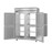 Hoshizaki PT2A-HS-HS 55"W Two-Section Solid Door Steelheart Series Refrigerator