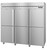 Hoshizaki R3A-HS 82.5" W Three-Section Solid Door Reach-In Steelheart Series Refrigerator
