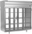 Beverage Air PRD3HC-1BG 77.75"W Three-Section Glass Door Prestige Plus Refrigerator
