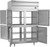 Beverage Air PRD2HC-1AHS 52.13"W Two-Section Solid Door Prestige Plus Refrigerator