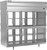 Beverage Air PRD3HC-1BHG 77.75"W Three-Section Glass Door Prestige Plus Refrigerator