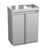 Hoshizaki RN2A-FS 68" W Two-Section Solid Door Roll-In Steelheart Series Refrigerator