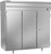 Beverage Air PRD3HC-1AS 77.75"W Three-Section Solid Door Prestige Plus Refrigerator