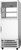 Beverage Air RID18HC-HGS 27.25"W One-Section Solid Door Refrigerator