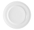 CAC China TGO-21 12" Dia. Bone White Porcelain Round Tango Plate (1 Dozen)
