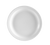 CAC China NCN-22 8.25" Dia. Super White Porcelain Round Clinton Plate (3 Dozen Per Case)