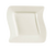 CAC China SOH-16 American White Ceramic Square Soho Plate (1 Dozen)
