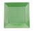 CAC China KC-16-G Green Ceramic Square Color Arts Plate (1 Dozen)