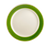 CAC China R-16-G 10.5" Dia. Green Ceramic Round Rainbow Plate (1 Dozen)