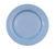 CAC China LV-9-LBU 9.75" Dia. Light Blue Ceramic Round Las Vegas Plate (2 Dozen Per Case)