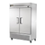True TS-49F-HC 54.13" W Two-Section Solid Door Reach-In Freezer - 115 Volts