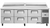 True TPP-AT-93D-6-HC 93.5" W Three Door Three Door Pizza Prep