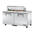 True TSSU-60-12-HC 60.38" W Two-Section Two Door Sandwich/Salad Unit