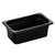 Cambro 44CW110 Camwear 1/4 Size Black Food Pan 4" Deep