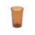 Cambro 800P153 7.8 Oz. Amber SAN Plastic Textured Exterior Colorware Tumbler - 72/Case