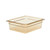 Cambro 24HP150 H-Pan 1/2 Size Amber High Heat Hot Food Pan 4" Deep