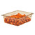 Cambro 24HP150 H-Pan 1/2 Size Amber High Heat Hot Food Pan 4" Deep