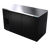 Asber ABBC-58 59.5" W Two-Section Solid Door Back Bar Cooler