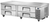 True TRCB-72 72.38"W Four Drawer Refrigerated Chef Base