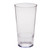 Cambro LDT22152 22 Oz. Clear SAN Plastic Lido Tumbler - 36/Case