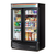 True GDM-35SL-RF-HC-LD 39.75" W Two-Section Glass Door Radius Front Merchandiser