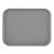 Cambro 1418FF107 13.81" Red Rectangle Fast Food Tray - 12/Case