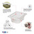 Cambro 82CW135 Camwear 1/8 Size Clear Food Pan 2-1/2" Deep