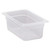 Cambro 44PP190 1/4 Size Translucent Food Pan 4" Deep - 6/Case