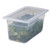 Cambro 44PP190 1/4 Size Translucent Food Pan 4" Deep - 6/Case