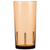 Cambro D24609 24 Oz. Light Amber SAN Plastic Crackled Design Del Mar Tumbler - 36/Case