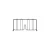 Metro DD18Bl Super Erecta Shelf Divider 8"H (203 x 457mm) Black Finish