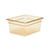 Cambro 26HP150 H-Pan 1/2 Size Amber High Heat Hot Food Pan 6" Deep - 6/Case