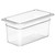 Cambro 36CW135 Camwear 1/3 Size Clear Food Pan 6" Deep