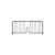 Metro DD21Bl Super Erecta Shelf Divider 8"H (203 x 530mm) Black Finish