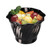 Cambro SRB5110 5 oz Black Swirl Bowl - 24/Case