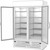 Beverage Air MMRF49HC-1-A-WW 52"W Two-Section Glass Door MarketMax DUAL TEMP Merchandiser