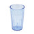 Cambro NT10401 10 Oz. Slate Blue SAN Plastic Fluted Newport Tumbler - 36/Case