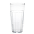 Cambro NT16152 16.4 Oz. Clear SAN Plastic Fluted Newport Tumbler - 36/Case